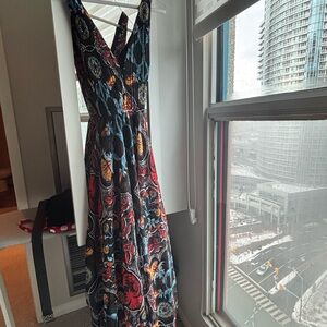 Alice and Olivia Floral Maxi Dress - Multicolor